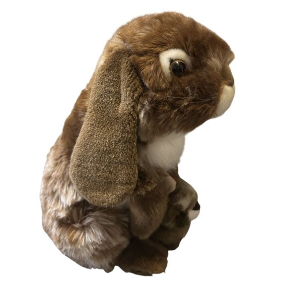 FAO Schwarz Plush Stuffed Wild Animal Lot - Rabbit 12" High Red Panda 18" Tiger - Picture 9 of 10